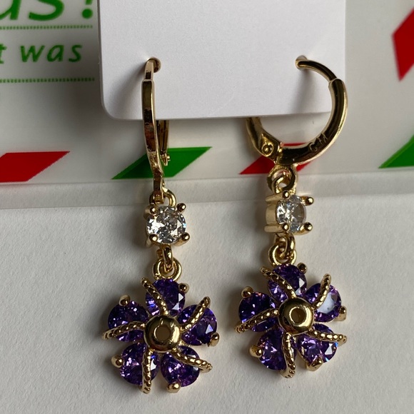 New gold filled earring for women - great gift for Christmas - Picture 3 of 3